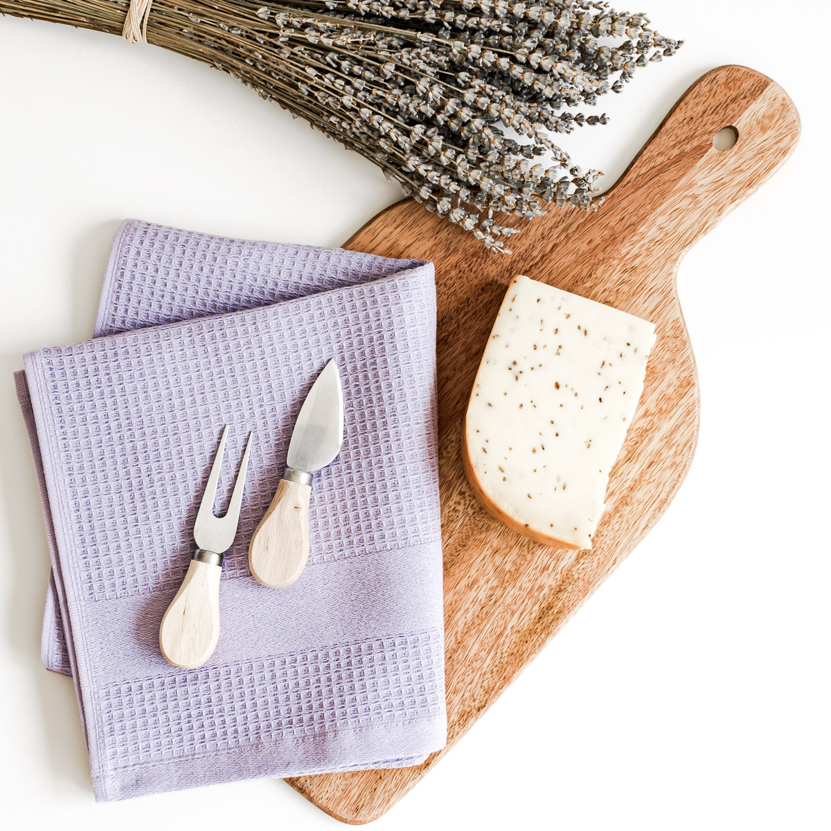 Lavender Kitchen Towels, Set of 3 (Set of 3)